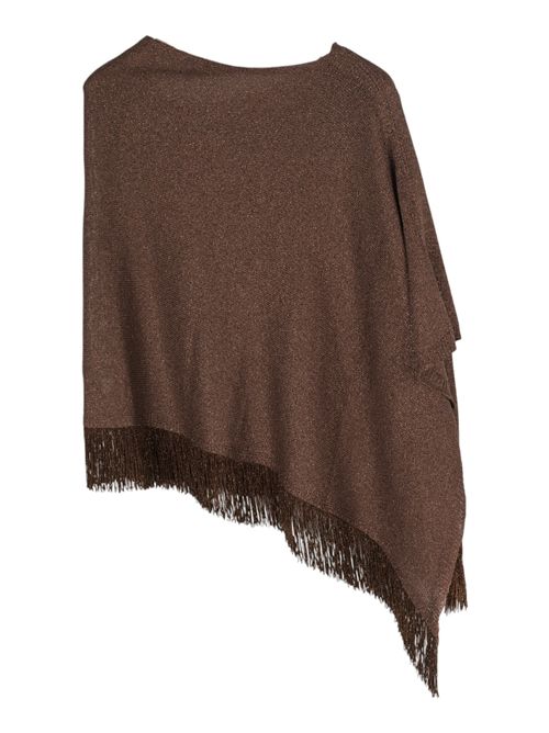 mantella donna con frange bronzo Gaynor Bongard | ORAZIOMOKA